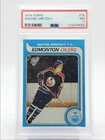 WAYNE GRETZKY 1979-80 TOPPS HOCKEY ROOKIE EDMONTON OILERS #18 RC PSA 7 Q4444
