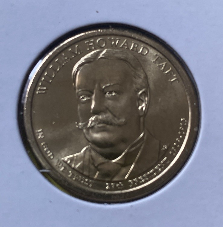 2013 P William Howard Taft Presidential Dollar BU Uncirculated Position B