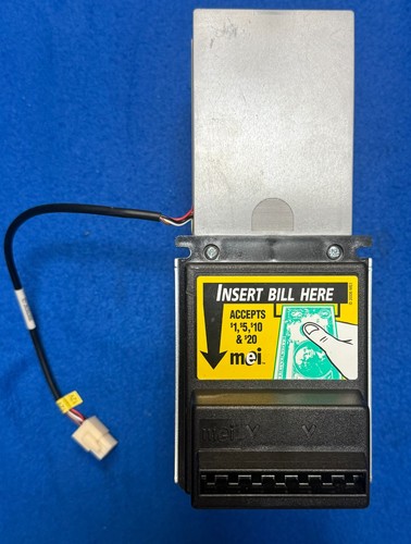 MARS MEI AE2654 U5 12 VOLT UPSTACKER BILL ACCEPTOR WITH MAGAZINE AND SIDE HARNE