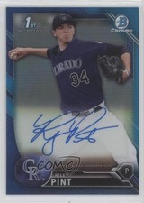2016 Bowman Draft Chrome Pick Blue Refractor 150/150 Riley Pint #CDA-RP Auto 1b0