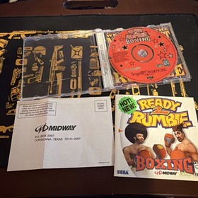 Ready 2 Rumble Boxing (Sega Dreamcast, 1999) CIB - W/REG CARD - Rare - HTF