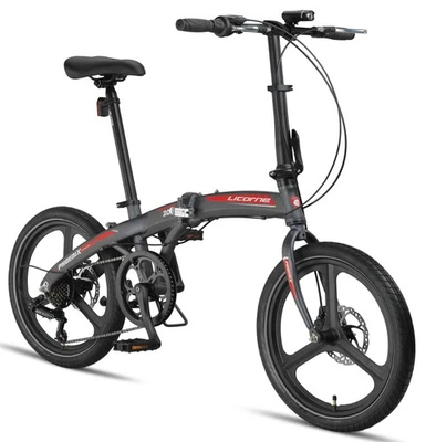 Licorne Bike Phoenix 2D Cross 20 Zoll Aluminium Faltrad Klapprad Scheibenbremse - Bild 1 von 4