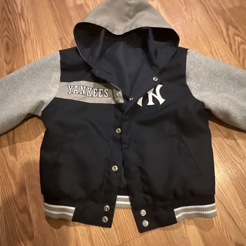 New York Yankees JH Design Toddler Reversible Hoodie Full-Snap Jacket SIZE ? - Picture 11 of 23