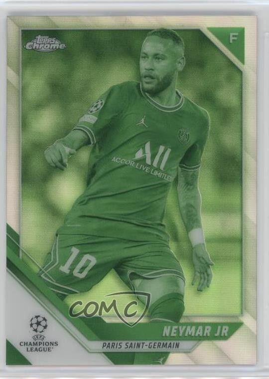 2021-22 Topps Chrome UCL Night Vision Refractor 197/225 Neymar Jr #50 14tf