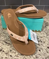 REEF Beachbreak Women's Sz 10 M Flip-Flops CJ1772 SEASHELL MSRP $45 NWT