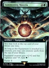 Summoning Materia [Extended Art] #124 Prices | Magic Final Fantasy  Commander | Magic Cards