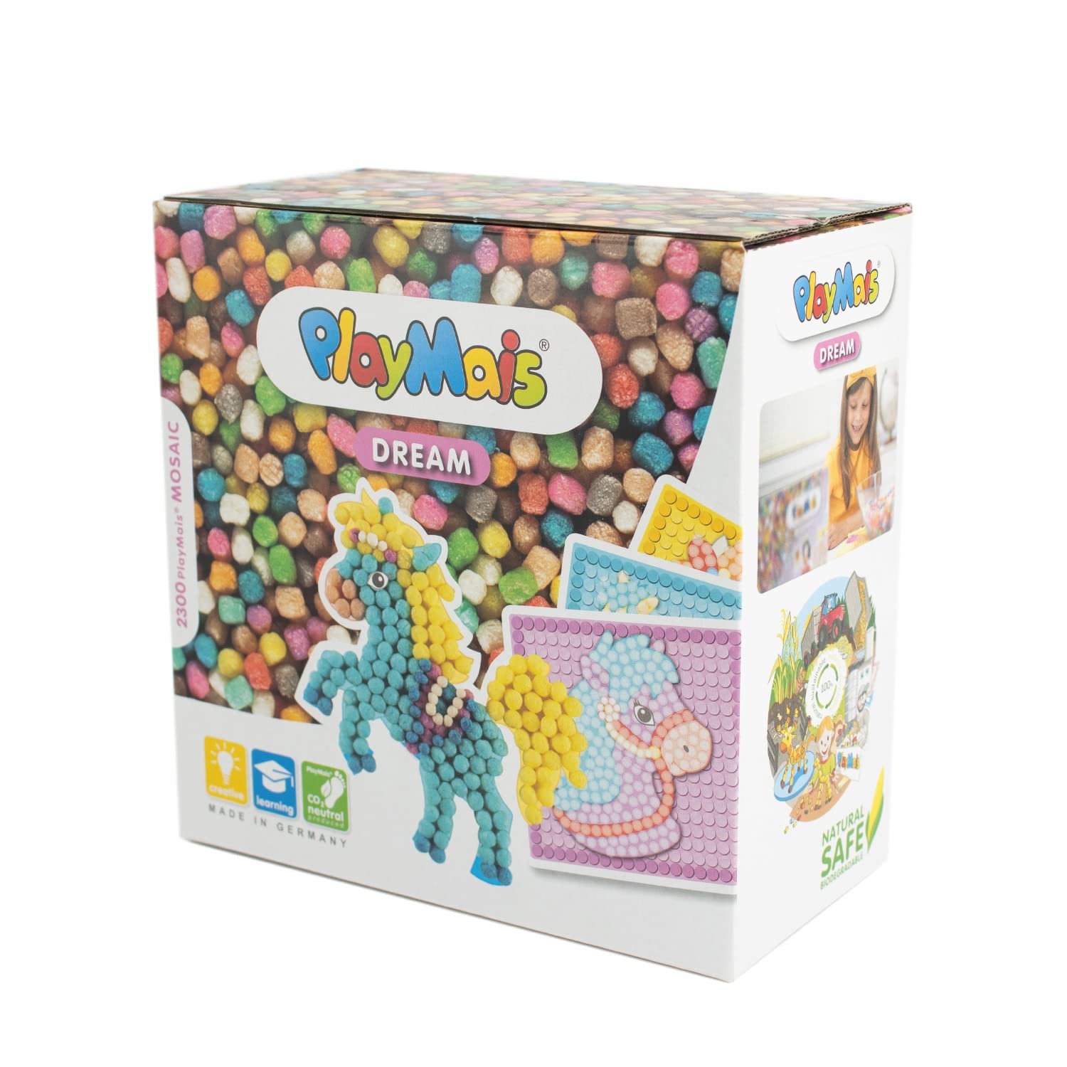 MOSAIC Dream Pony kit de mosaïque sans colle pour occuper les enfants de 3 ans