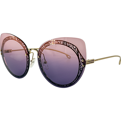 ETRO ET114SC Womens Metal Sunglass 704 Gold 52-25 Pink Grad  display picture 3