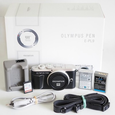 Olympus PEN-E PL9, NUR/ONLY Body, 1.601 Klicks, MFT Micro Four Thirds, schwarz