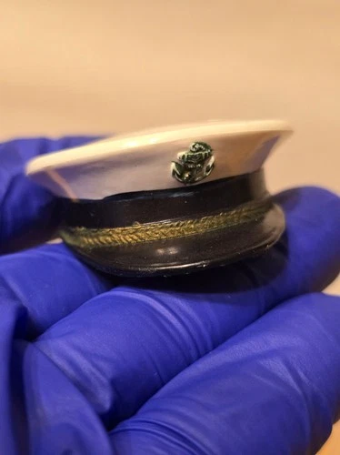 Vintage 1960's GI Joe NAVY Annapolis Cadet DRESS HAT (Soft & Pliable) SUPER NICE