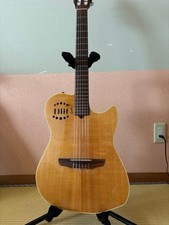 Guitarra Clásica Eléctrica Godin Multiac Duet Nylon Cedro Sólido Natural Bolsa de Concierto