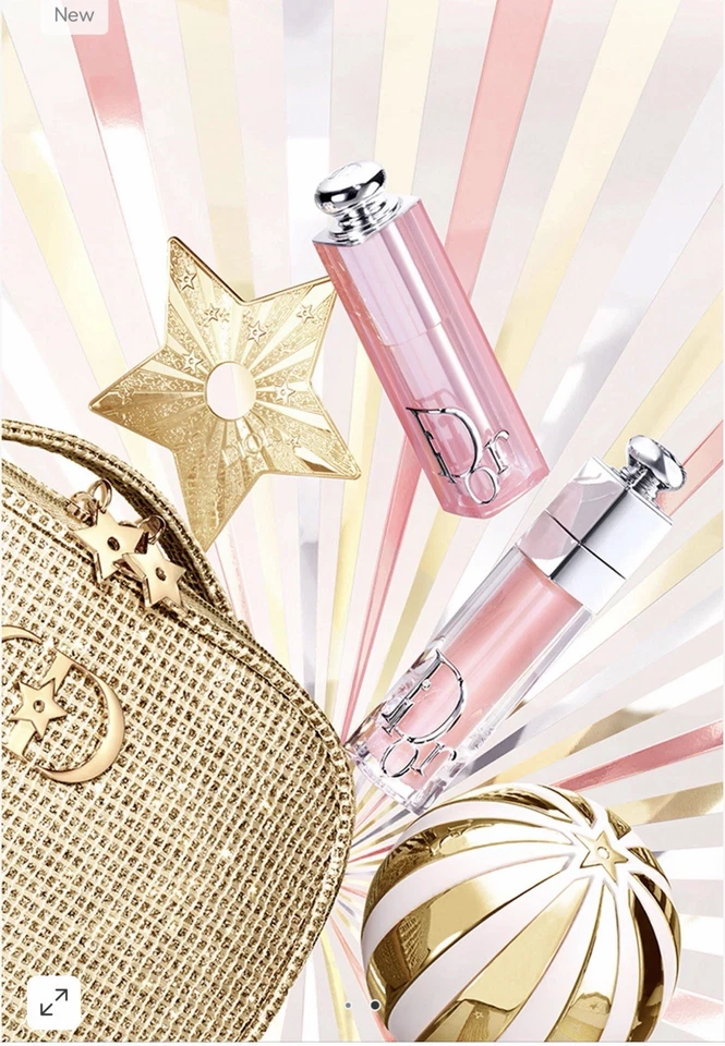 Dior The Pink Glow Ritual Holiday Gift Set 2025 con 2 labiales NUEVO EN CAJA Foto 2 de 4