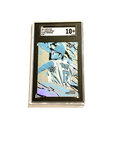 2019 Topps Fire FT-1 Shohei Ohtani Flame Thrower Blue   SGC 10