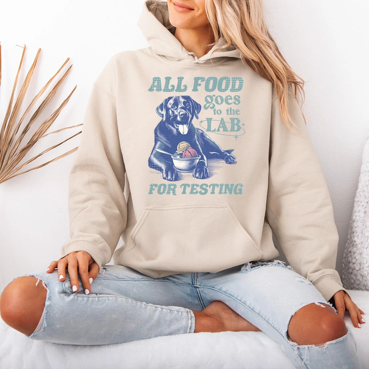 All Food Goes To The Womens Hoodie Labrador Dog Gift For Her
Opens in a new window or tab