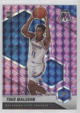2020-21 Panini Mosaic Rookie Purple Mosaic Prizm 15/49 Theo Maledon #218 d4v