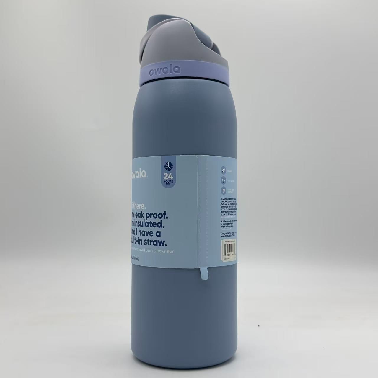 Owala 40oz FreeSip Water Bottle Sea Salt Sport Mug Top Quality US Shipping