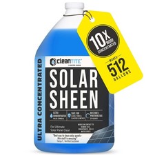Solar Panel Cleaner 1 Gallon Makes 512 G - Super Concentrated Cleaning Solu...