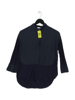 IBlues Women's Shirt S Blue 100% Other Long Sleeve Collared Basic