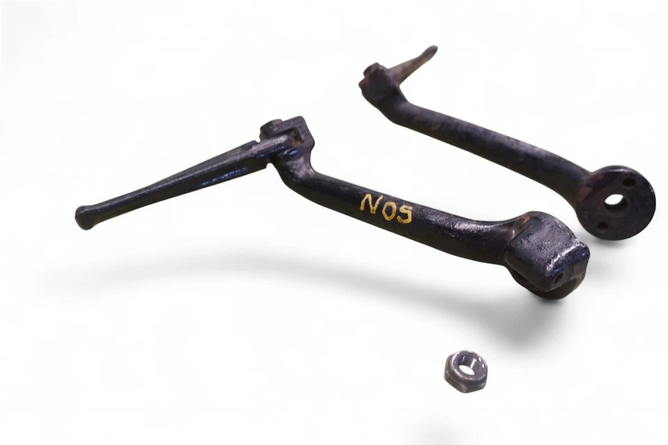 JUEGO REPOSAPIÉS PLEGABLE TRIUMPH 650 COMPETICIÓN TR6C T120TT NOS *RVG4 Foto 2 de 4