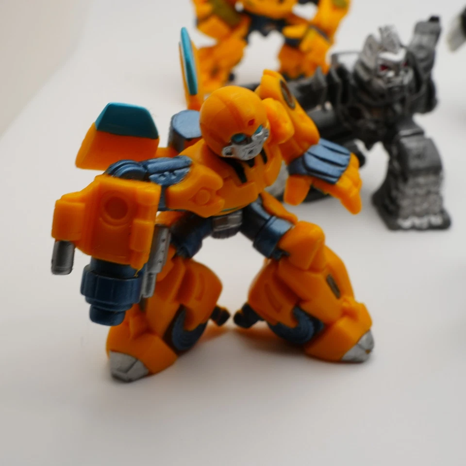 Transformers Robot Heroes Lot 7 Figures Optimus Prime Bumblebee Megatron Decepti - Image 2 of 4