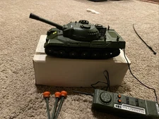 VINTAGE 1983 ECHO REMOTE CONTROL COMMANDER’S TANK HONG KONG # 6336 UNTESTED Box