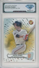2023 Topps Pristine BUSTER POSEY #62 Gold Refractor /50 💎 DSG 10 Gem Mint