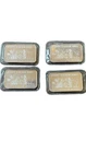 Lot Of 4 National mint Happy Easter Silver art 1oz. Bar.