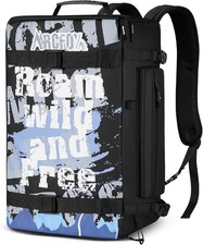 Ski Boot Bag Backpack 60L, Waterproof Snowboard Boot Bag Air Travel Padded Larg