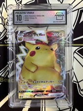 Arena Club 10 GEM MT Pikachu VMAX CLIMAX Japanese Full Art Pokemon 046/184 PSA