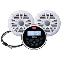 Boss Audio Marine Stereo 6.5" Speaker Kit - White -MCKGB350W.6