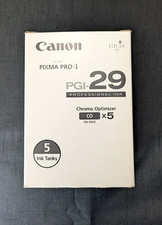 Canon PGI-29 Chroma Optimizer Tank Pixma Pro-1 4879B009 Sealed Box Of 5 Sealed