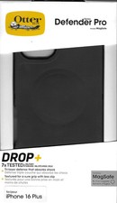 OtterBox Defender Pro Series Case with MagSafe For iPhone 16 Plus - Black