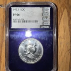 1952 Franklin Half Dollar Proof NGC PF66 Purple Core.