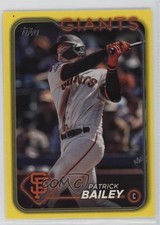2024 Topps Series 1 Yellow Patrick Bailey #346 11o2