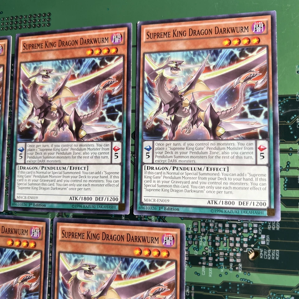 Supreme King Dragon Darkwurm MACR-EN019 Common 1st Edition Yugioh Card 5 - Image 3 of 4