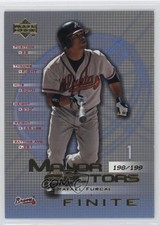 2003 Upper Deck Finite Major Factors Gold 198/199 Rafael Furcal #138 n1u