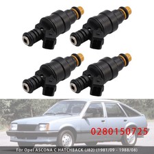 4Pcs Einspritzdüse Für Opel Ascona Kadett Vauxhall Peugeot Volvo 0280150725
