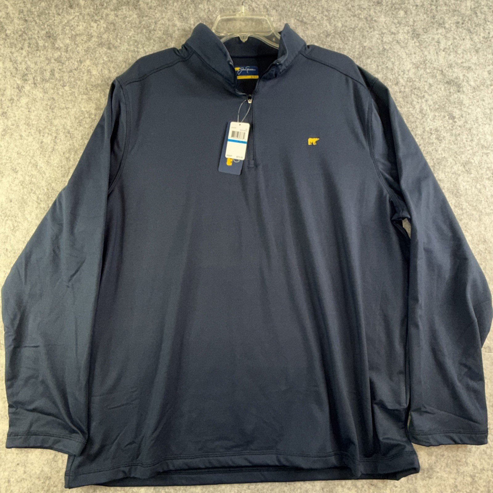 Jack Nicklaus 1/2 Zip Long Sleeve Pullover Sz XL Blue $75