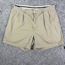 Polo Ralph Lauren Andrew Shorts Mens 38 Pleated Beige Preppy Golf Summer VTG 90s
