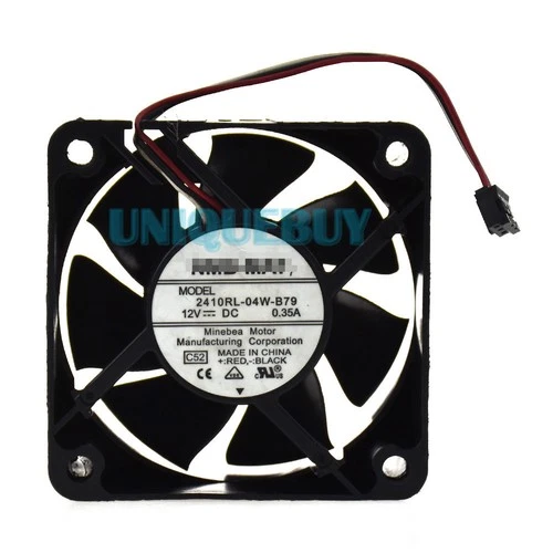 Cooling fan 2410RL-04W-B79 for NMB 12V 0.35A Server Cooler 60*60*25mm 3pin