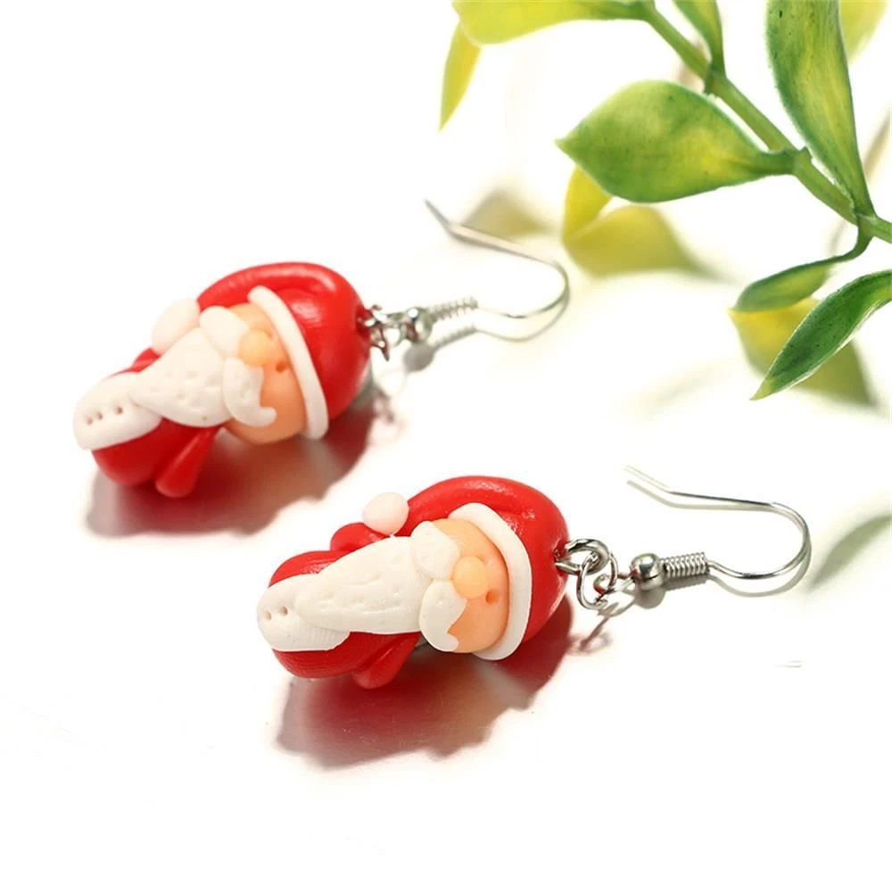 Fimo 2024 christmas earrings