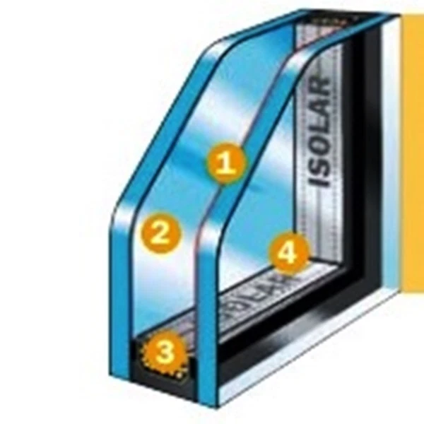 GLASLUDWIG WärmeschutzISOLIERGLAS 1,1 4/SZR/4 Maßanfertigung DoppelglasScheibe 138,59€/m²