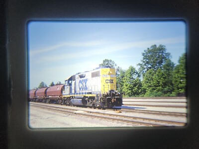 Original Eisenbahn Dia Vintage 2002 CSX EMD GP38-2 Diesellok Nr.2507