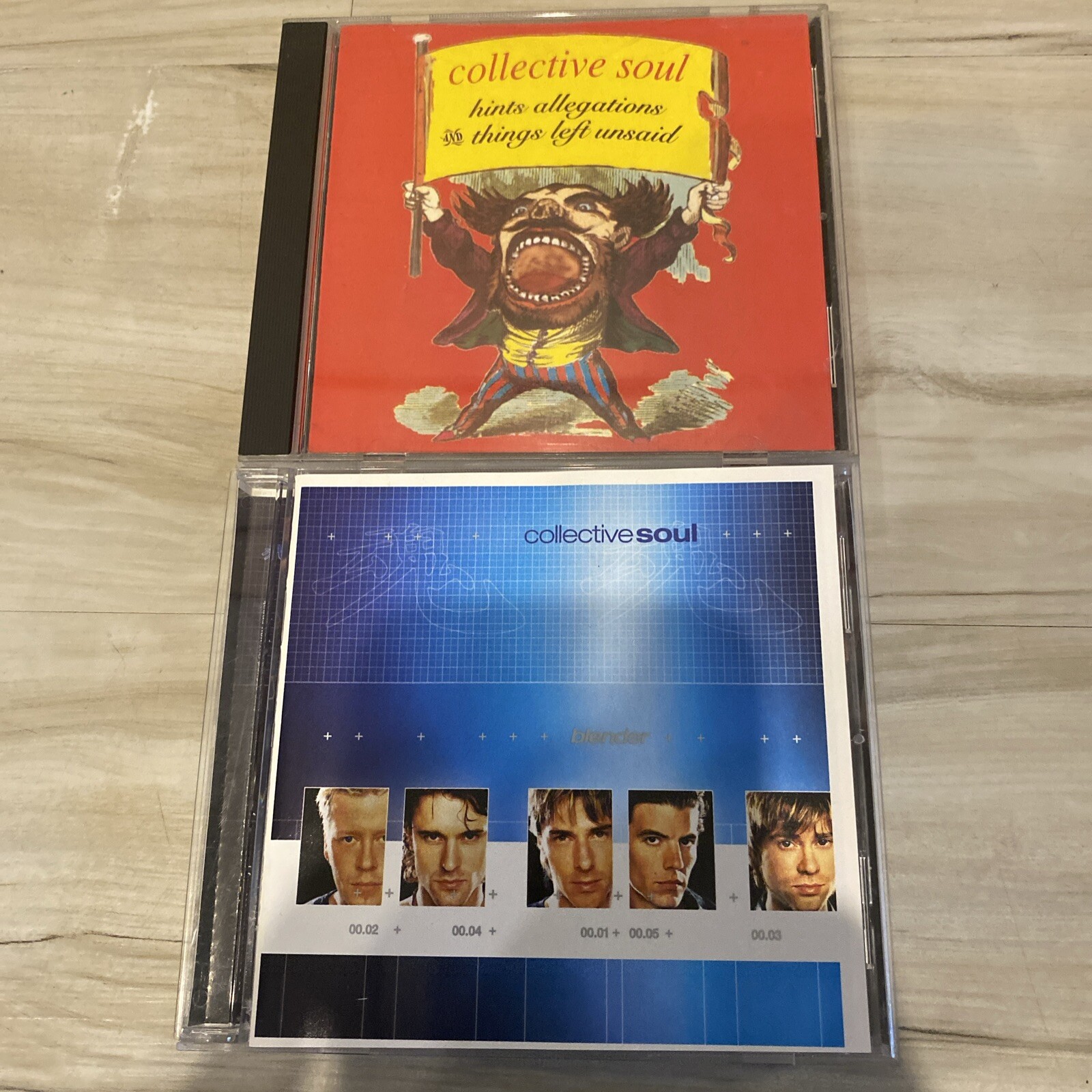 Collective Soul 2 CD LOT Blender Hints Allegations & Things Left Unsaid