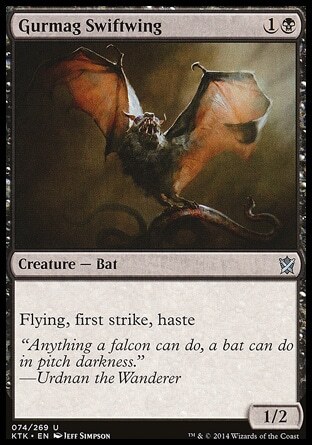 MTG Magic the Gathering Gurmag Swiftwing (74/282) Khans of Tarkir LP - Picture 1 of 1