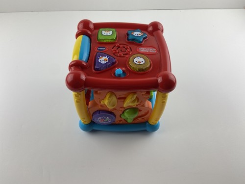 vTech Baby Turn and Learn Cube - 5 Activity Sides with Light Sound and Music