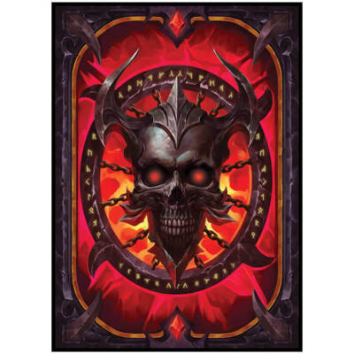 Book of the Dead [Red] - MTG Size - 100 Textured Matte Card Sleeves