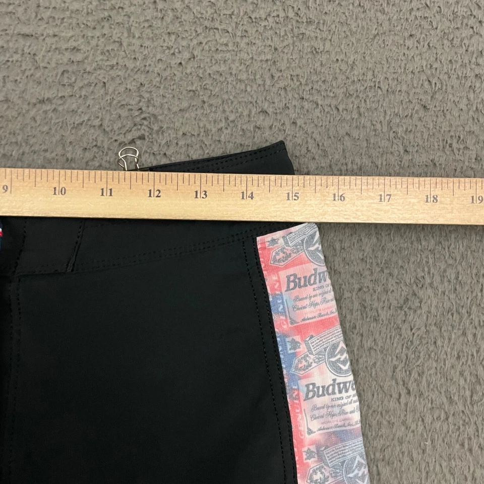 Billabong x Budweiser Board Shorts Para Hombres Talla 28 Negro Surfista Playa Informal Papá Foto 2 de 4