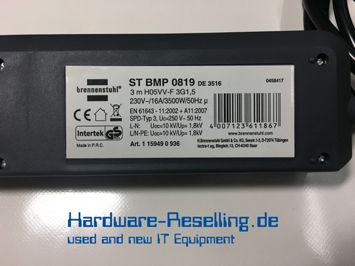 Brennenstuhl Steckdosenleiste 8-fach Master / Slave ÜSS Secure-Tec ST BMP 0819 - Bild 2 von 4