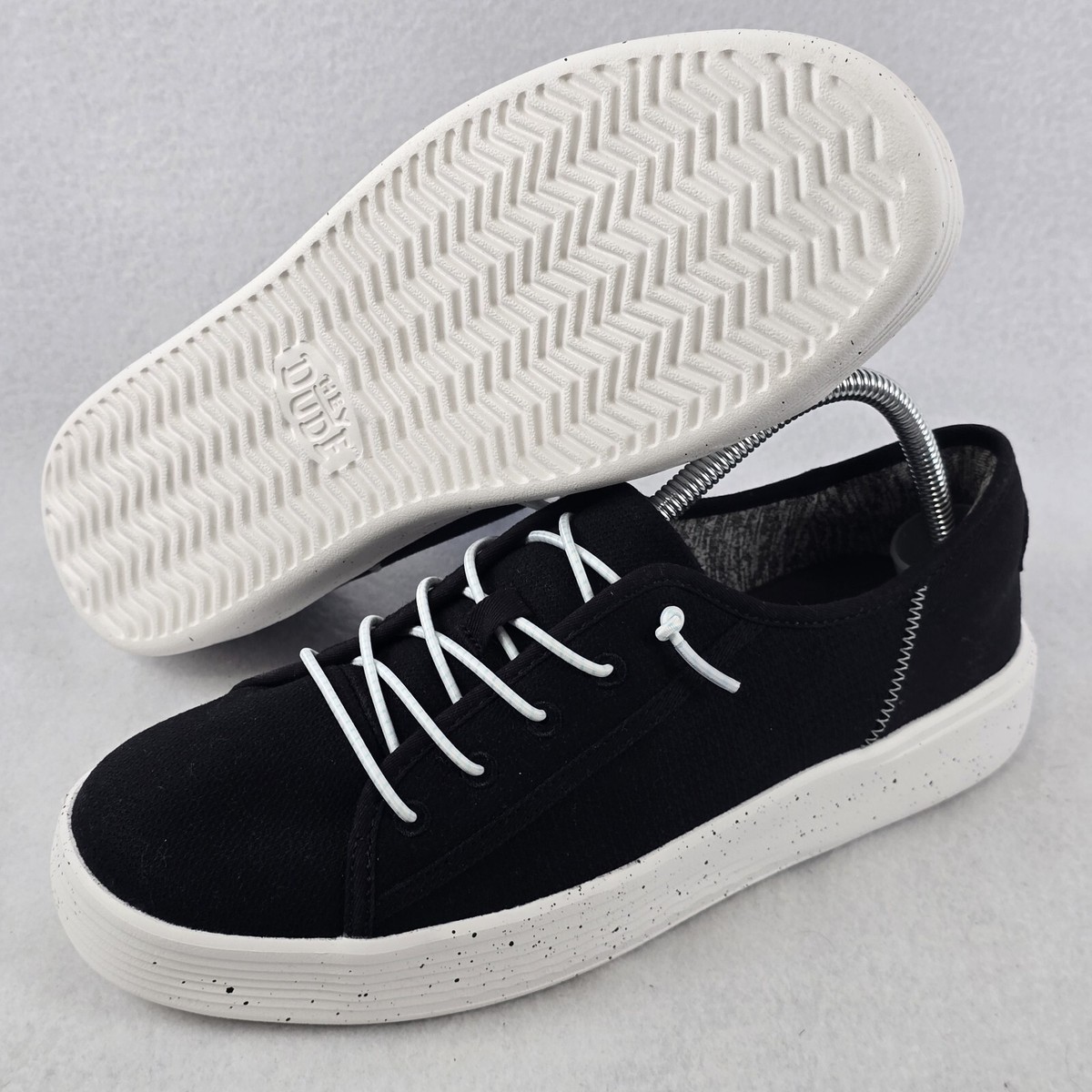 $65 Hey Dude Mens 8 EU 41 Cody M Sport Mesh Shoes Black  display picture 2